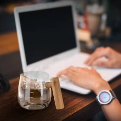 ماگ همزن دار پیرکس 400 میلی لیتر