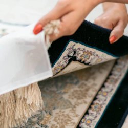 محافظ ریشه فرش 6 متری جنس حریر مدل Carpet Protector